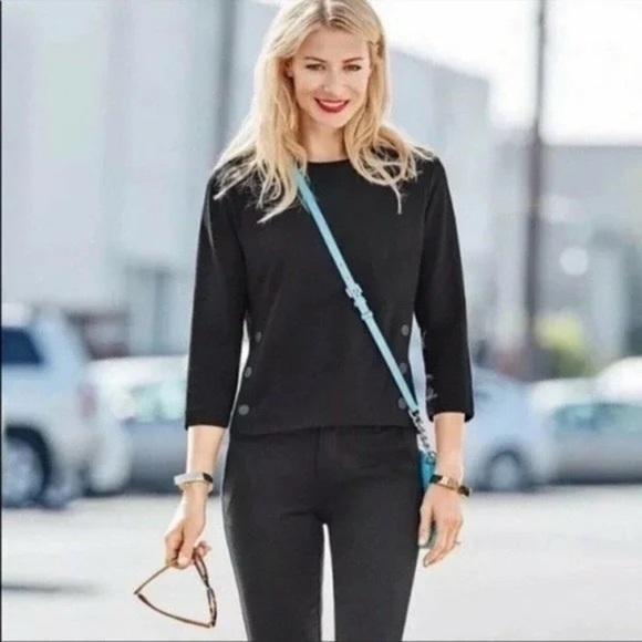 Cabi Style 3232 Black Utility Top Size S - Picture 1 of 10